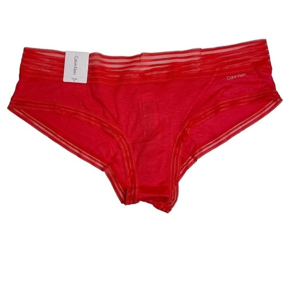 b.tempt’d by Wacoal Lace Kiss Hipster & Calvin Klein Striped Waist Hipster XL - Picture 7 of 12